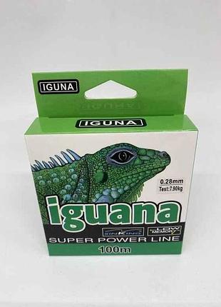 Лiска iguana 0,28мм 7,9кг 100м прозорий sm-y-18-028 тм prc