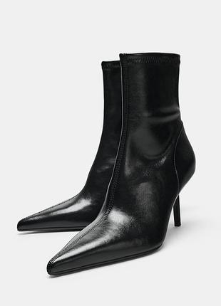 Черевики жіночі чорні zara new