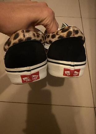 Кеди vans old skool леопардовий принт 2