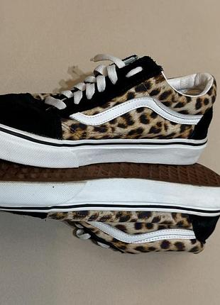 Кеди vans old skool леопардовий принт 3