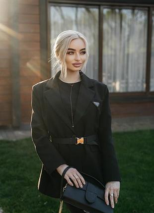 Жіночий піджак prada чорний