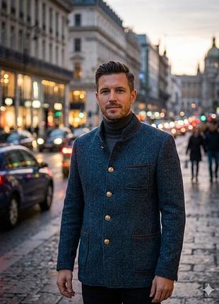 Alpin de luxe шерстяной австрийский пиджак,блейзер,m-l