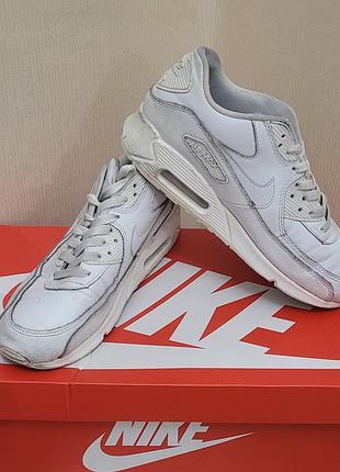 Мужские кожаные кроссовки nike air