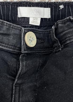 Джинси для дівчинки zara чорні