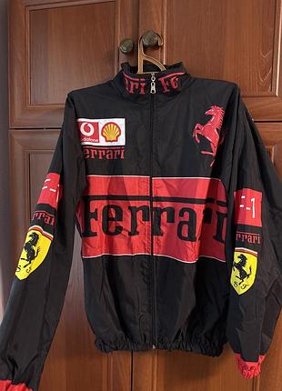 Куртка жіноча/чоловіча ferrari чорна