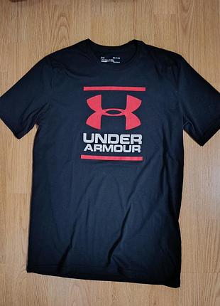 Футболка чоловіча under armour з бавовни чорна