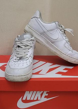 Мужские кожаные кроссовки nike