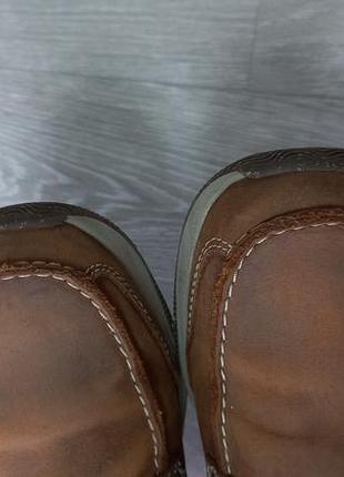 Кожаные мужские туфли clarks 6