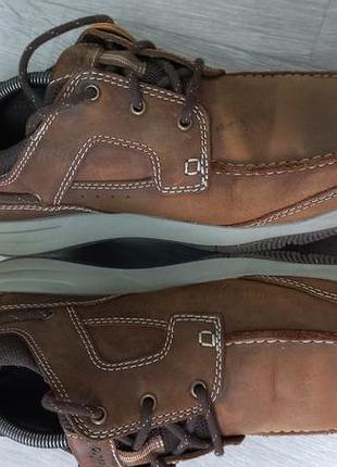 Кожаные мужские туфли clarks 5