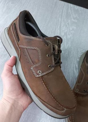 Кожаные мужские туфли clarks 2
