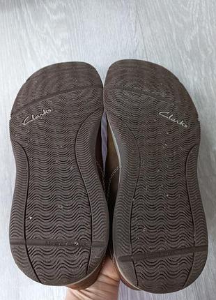 Кожаные мужские туфли clarks 8
