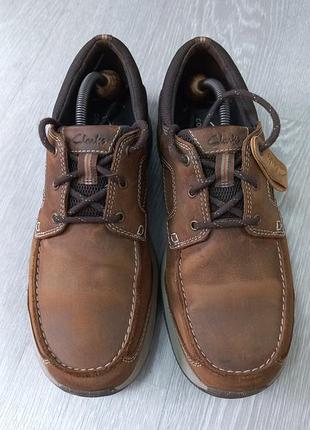 Кожаные мужские туфли clarks 4