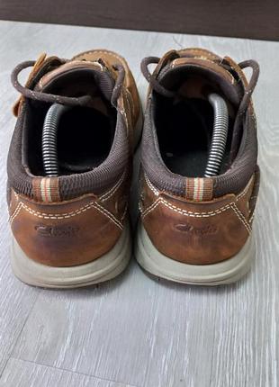 Кожаные мужские туфли clarks 7