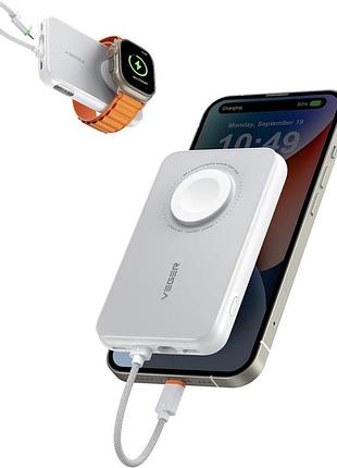 Зовнішній акумулятор power bank veger pd 10000mah w1171