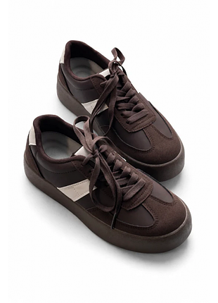 Кросівки evie для дівчинки basics n88 brown, розмір 36 (22,5 см.)