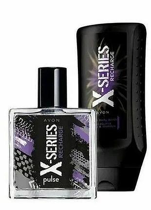 Парфуми avon x-series recharge 50 ml для чоловіків