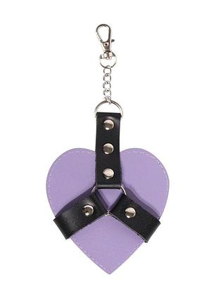 Брелок на карабине для ключей art of sex chained heart, лаванда