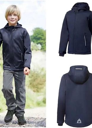 Софтшел куртка на флисе 146 152 детская crivit softshell софтшелл