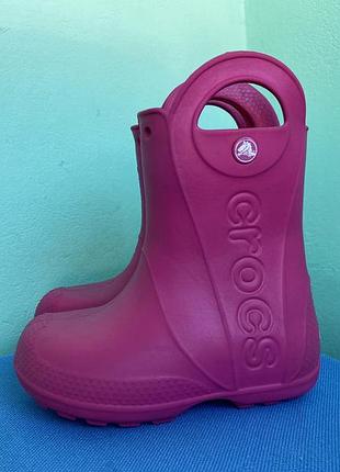 Чоботи crocs handle it rain boot