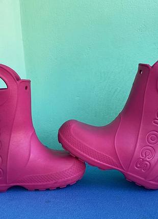 Чоботи crocs handle it rain boot 3
