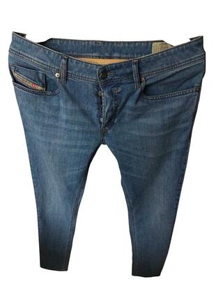 Джинси diesel sleenker stretch mid blue