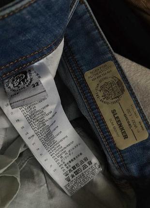 Джинси diesel sleenker stretch mid blue 3