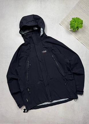 Вітровка штурмовка чоловіча rab lofoten jacket оригінал чорного кольору водонепроникна