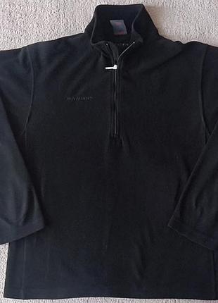 Чоловіча флісова кофта mammut tecnopile quarter-zip (оригінал)