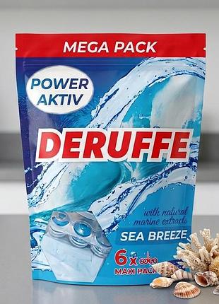 Туалетні блоки для туалету deruffe color activ морський бриз 50х6шт