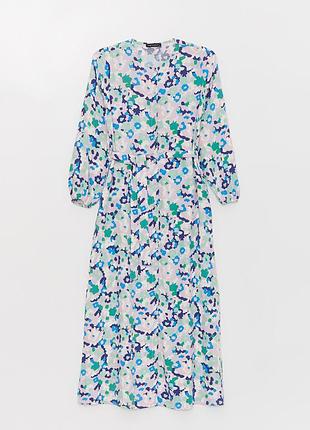 Lcv waikiki modest платье макси из мягкого материала р 40