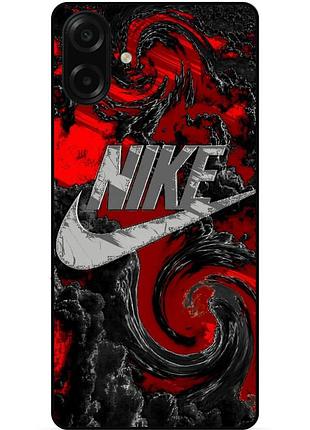 Чехол силиконовый бампер для samsung a08 с картинкой nike найк