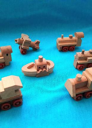 Ігровий набір для хлопчика kinder surprise дерев'яний, різнокольоровий, маленький