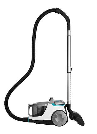 Пилосос контейнерний ardesto vc-i-c700w 700 вт 2,5 л hepa білий/сріблястий