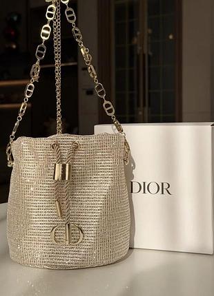 Клатчі жіночі christian dior beauty сріблястий з блискучим декором