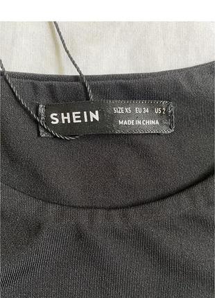 Топ кроп гладкий shein xs-s 3