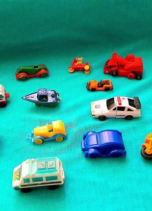 Ігровий набір для хлопчика kinder surprise машинки, різнокольорові, маленькі