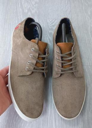 Замшевые мужские кроссовки fred perry