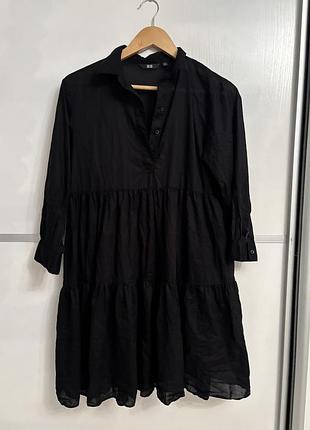 Коротка жіноча сукня uniqlo чорна