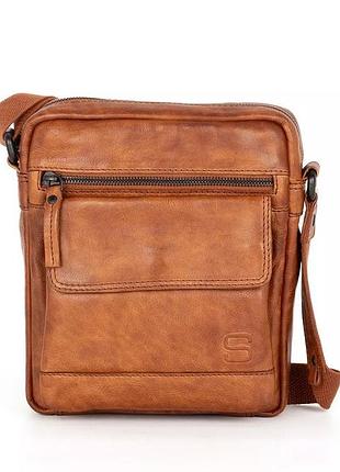 Сумка мужская натуральная кожа коричневый арт.407410 -47 brandy spikes&sparrow голландія