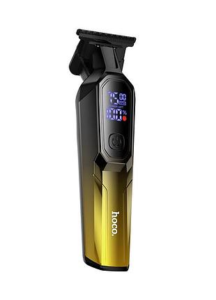 Машинка для стрижки hoco engraving electric hair clipper gold ( )