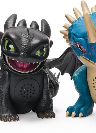 Dreamworks інтерактивний дракон беззубик dragon interactive mini dragon toothles 6072696 3