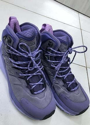 Жіночі трекінгові черевики hoka one one kaha 2 gtx у забарвленні meteor / cosmic sky.розмір: 40(25см)