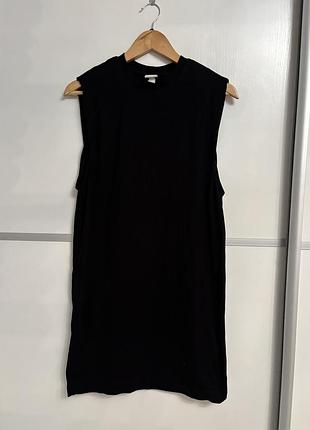 Коротка сукня жіноча h&m сукня-майка чорна