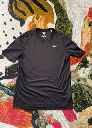 Спортивна футболка чоловіча reebok speedwick чорна, розмір m