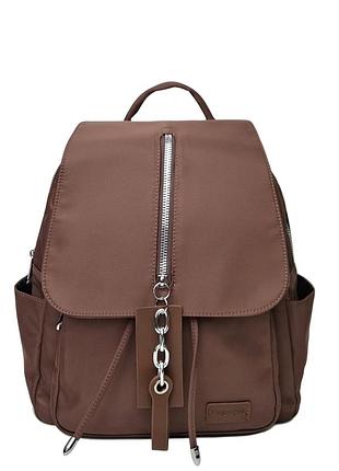 Городской рюкзак полиэстер коричневый арт.2990-4 brown fashion (китай)