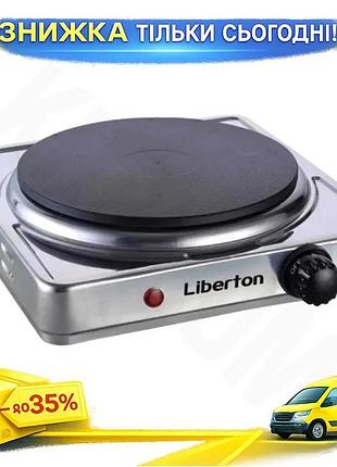 Ku настольная плита liberton universal fit электрическая чугунная 1000 вт с механическим управлением д uni2l_k
