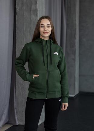 Костюм женский the north face зима:зип худи-штаны 2 пары носков в подарок