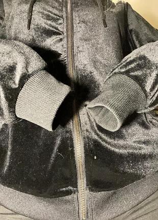 Худі жіноче first class велюрове чорне 5