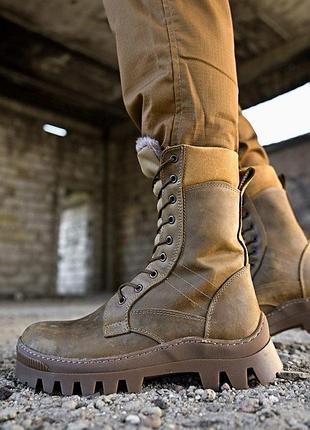 Зимние ботинки берцы тактические all-terrain winter вт0462
