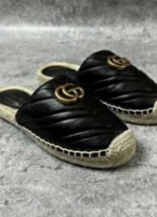 Сабо жіночі gucci чорні